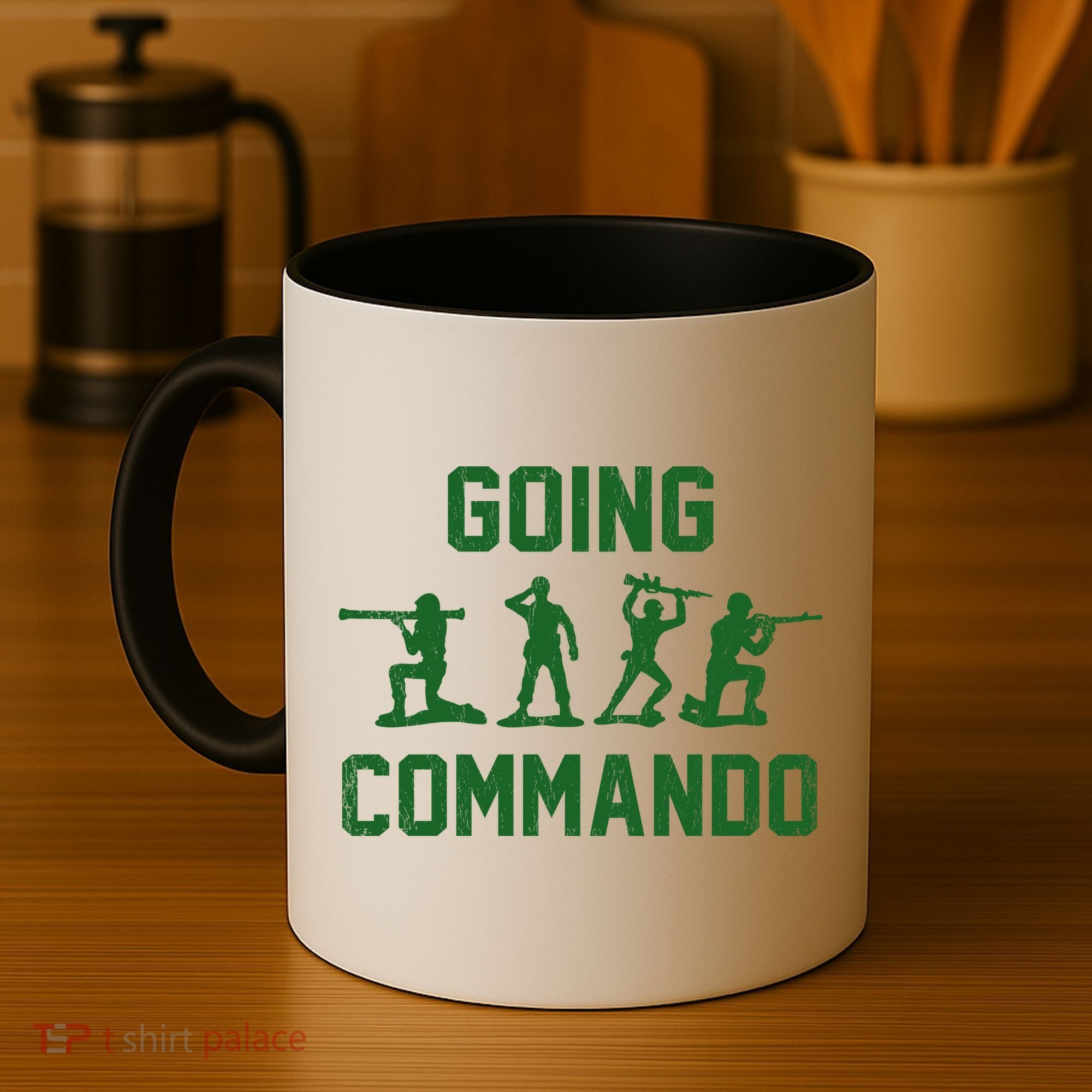 Going Commando Sarcastic Army Coffee Mug
