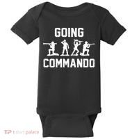 Going Commando Sarcastic Army Baby Bodysuit thumb 0