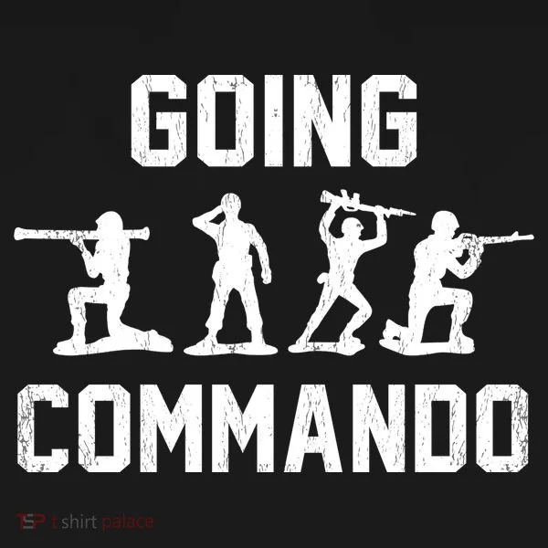 Going Commando Sarcastic Army Baby Bodysuit