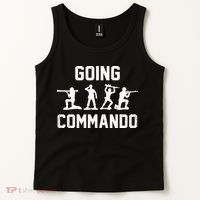 Going Commando Sarcastic Army Tank Top thumb 2