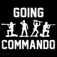 Going Commando Sarcastic Army Tank Top thumb 6