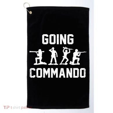 Going Commando Sarcastic Army Golf Towel