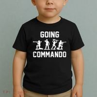 Going Commando Sarcastic Army Toddler T-Shirt thumb 2