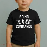 Going Commando Sarcastic Army Toddler T-Shirt thumb 2
