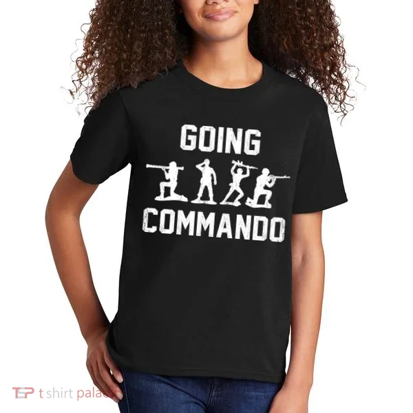 Going Commando Sarcastic Army Kids T-Shirt