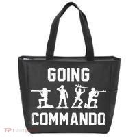 Going Commando Sarcastic Army Tote Bag thumb 0