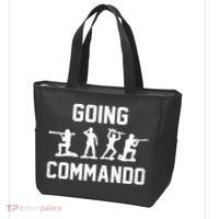 Going Commando Sarcastic Army Tote Bag thumb 3