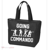 Going Commando Sarcastic Army Tote Bag thumb 3