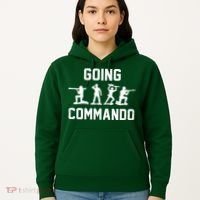 Going Commando Sarcastic Army Hoodie thumb 5