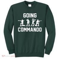 Going Commando Sarcastic Army Sweatshirt thumb 0
