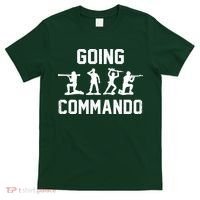 Going Commando Sarcastic Army T-Shirt thumb 0