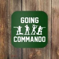 Going Commando Sarcastic Army Coaster thumb 0