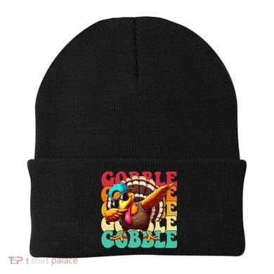 Gobble Cool Turkey Day Thanksgiving Retro Beanie
