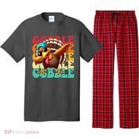 Gobble Cool Turkey Day Thanksgiving Retro Pajama Set thumb 0