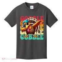 Gobble Cool Turkey Day Thanksgiving Retro Kids T-Shirt thumb 0