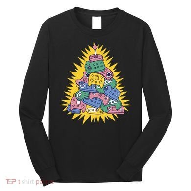 Gaming Christmas Tree Long Sleeve Shirt