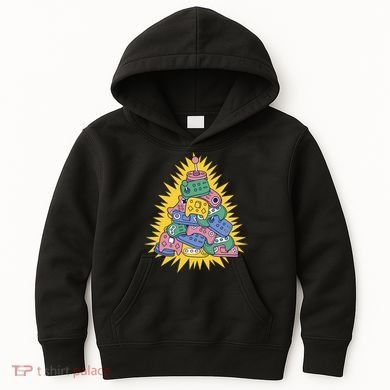 Gaming Christmas Tree Kids Hoodie