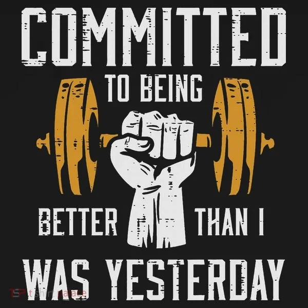 Gym Committed To Better Than Yesterday Workout Women Bucket Hat