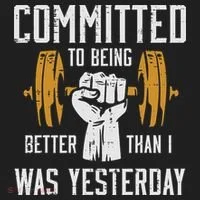Gym Committed To Better Than Yesterday Workout Women Hat thumb 2