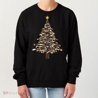 Guns Christmas Tree Camo Print Xmas Gift For Gun Lover TShirt Women's Sweatshirt thumb 0