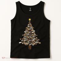Guns Christmas Tree Camo Print Xmas Gift For Gun Lover TShirt Tank Top thumb 2