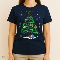 Guns Christmas Tree Ornament Xmas Lights Gifts Gun Lovers T-Shirt thumb 4