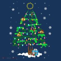 Guns Christmas Tree Ornament Xmas Lights Gifts Gun Lovers Women's Tank Top thumb 5