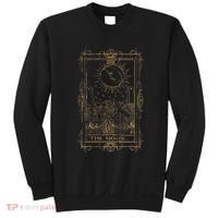 Goth Clothing Tarot Card The Moon Witchy Occult Clothes Sweatshirt thumb 0