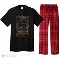 Goth Clothing Tarot Card The Moon Witchy Occult Clothes Pajama Set thumb 0