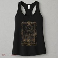 Goth Clothing Tarot Card The Moon Witchy Occult Clothes Women's Tank Top thumb 3