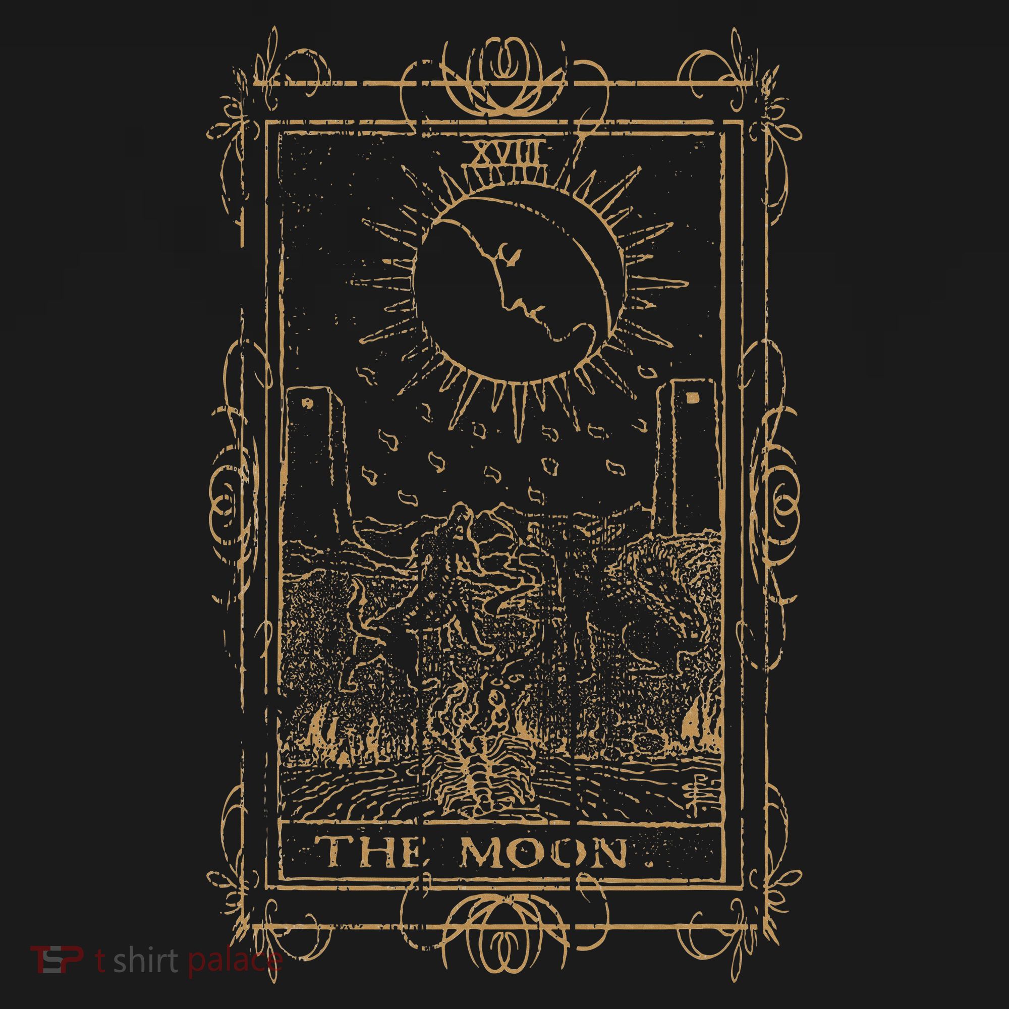 Goth Clothing Tarot Card The Moon Witchy Occult Clothes Women's Tank Top