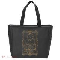 Goth Clothing Tarot Card The Moon Witchy Occult Clothes Tote Bag thumb 0