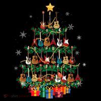 Guitar Christmas Tree Funny Merry Xmas Guitar Lover Player Gift Coffee Mug thumb 5