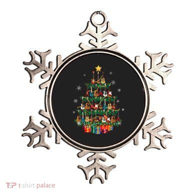 Guitar Christmas Tree Funny Merry Xmas Guitar Lover Player Gift Ornament
