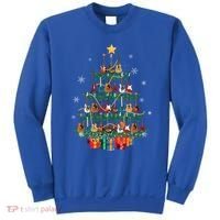Guitar Christmas Tree Funny Merry Xmas Guitar Lover Player Gift Sweatshirt thumb 0