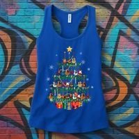 Guitar Christmas Tree Funny Merry Xmas Guitar Lover Player Gift Women's Tank Top thumb 3