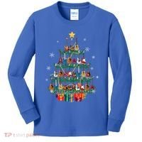 Guitar Christmas Tree Funny Merry Xmas Guitar Lover Player Gift Kids Long Sleeve Shirt thumb 0