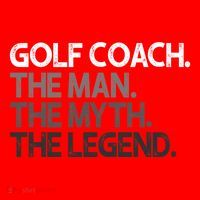 Golf Coach The Myth Legend Gift Great Gift Santa Hat thumb 1