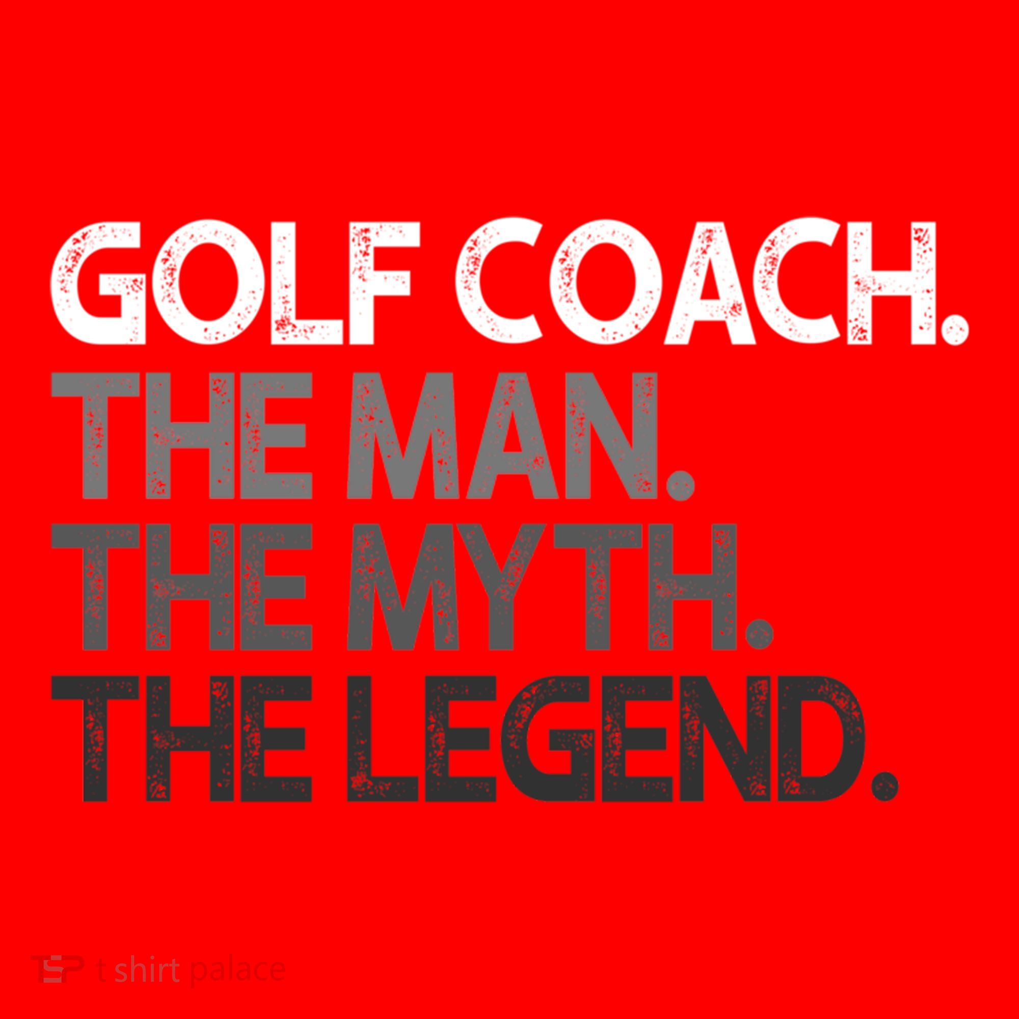 Golf Coach The Myth Legend Gift Great Gift Santa Hat