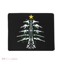 Guns Christmas Tree Xmas Veteran Mousepad thumb 0