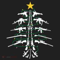 Guns Christmas Tree Xmas Veteran Hat thumb 2