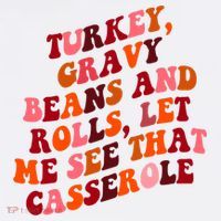 Groovy Cute Turkey Gravy Beans And Roll Thanksgiving Women's Hoodie thumb 2