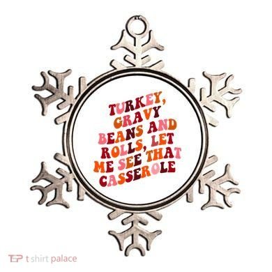 Groovy Cute Turkey Gravy Beans And Roll Thanksgiving Ornament