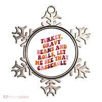 Groovy Cute Turkey Gravy Beans And Roll Thanksgiving Ornament thumb 0