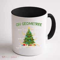 Geometree Christmas Tree Math Lover Mathematician Christmas Coffee Mug thumb 1
