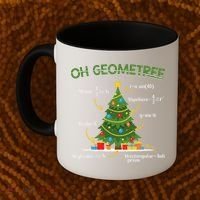 Geometree Christmas Tree Math Lover Mathematician Christmas Coffee Mug thumb 2