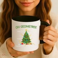 Geometree Christmas Tree Math Lover Mathematician Christmas Coffee Mug thumb 3