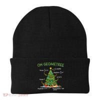 Geometree Christmas Tree Math Lover Mathematician Christmas Beanie thumb 0