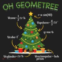 Geometree Christmas Tree Math Lover Mathematician Christmas Beanie thumb 2