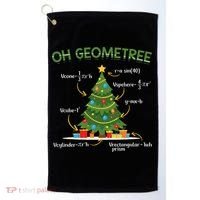 Geometree Christmas Tree Math Lover Mathematician Christmas Golf Towel thumb 0